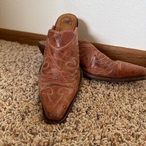 Ariat Brown Leather Mules